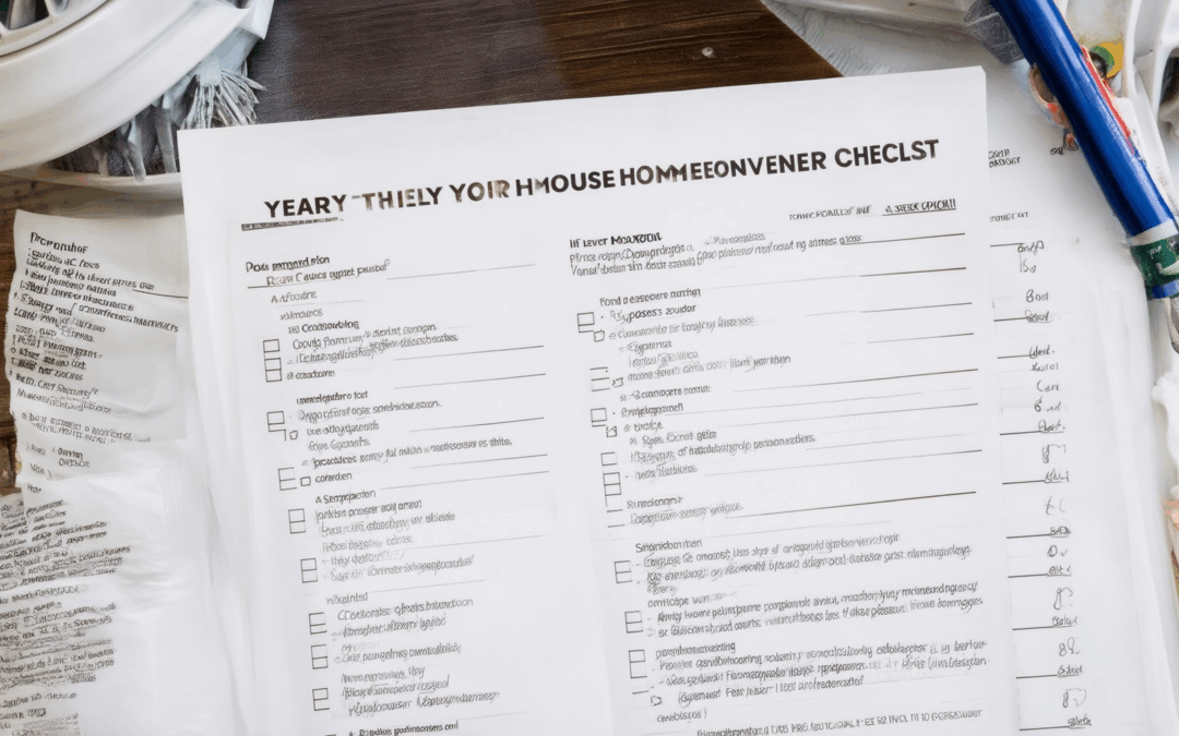 Essential Basic House Maintenance Ideas: A Yearly Homeowner Checklist