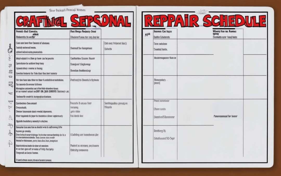 Crafting a Seasonal Repair Schedule: Essential Frequency Guide for Cars and Homes – Checklist & PDF Download