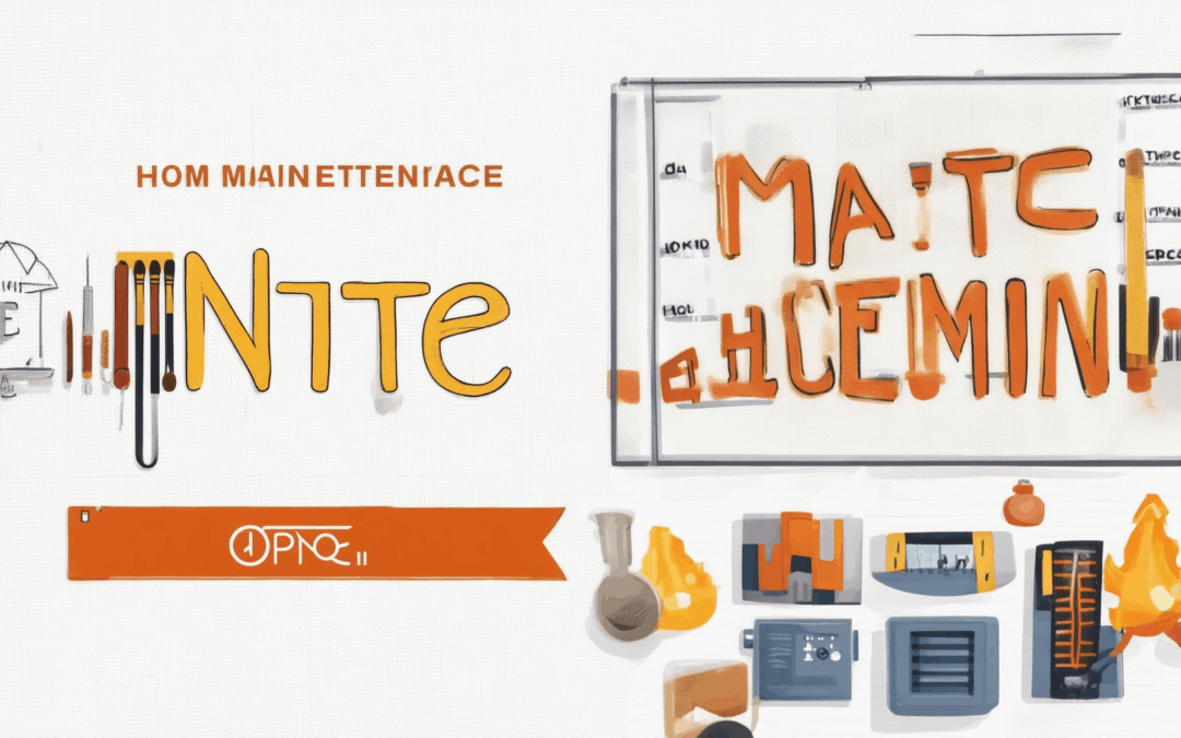 Ignite Your Home Maintenance Routine with This Simple Maintenance Template