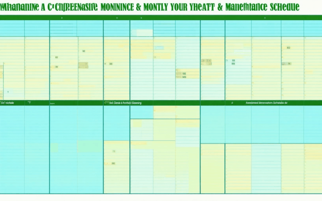 Crafting a Comprehensive Monthly Care Schedule: Your Ultimate Guide to Organizing a Monthly Cleaning & Maintenance Schedule with a Free Template & Checklist for Home Maintenance (Excel PDF Download)