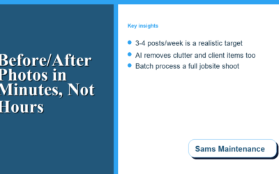 AI Photo Editing for Home Service Before/After Marketing